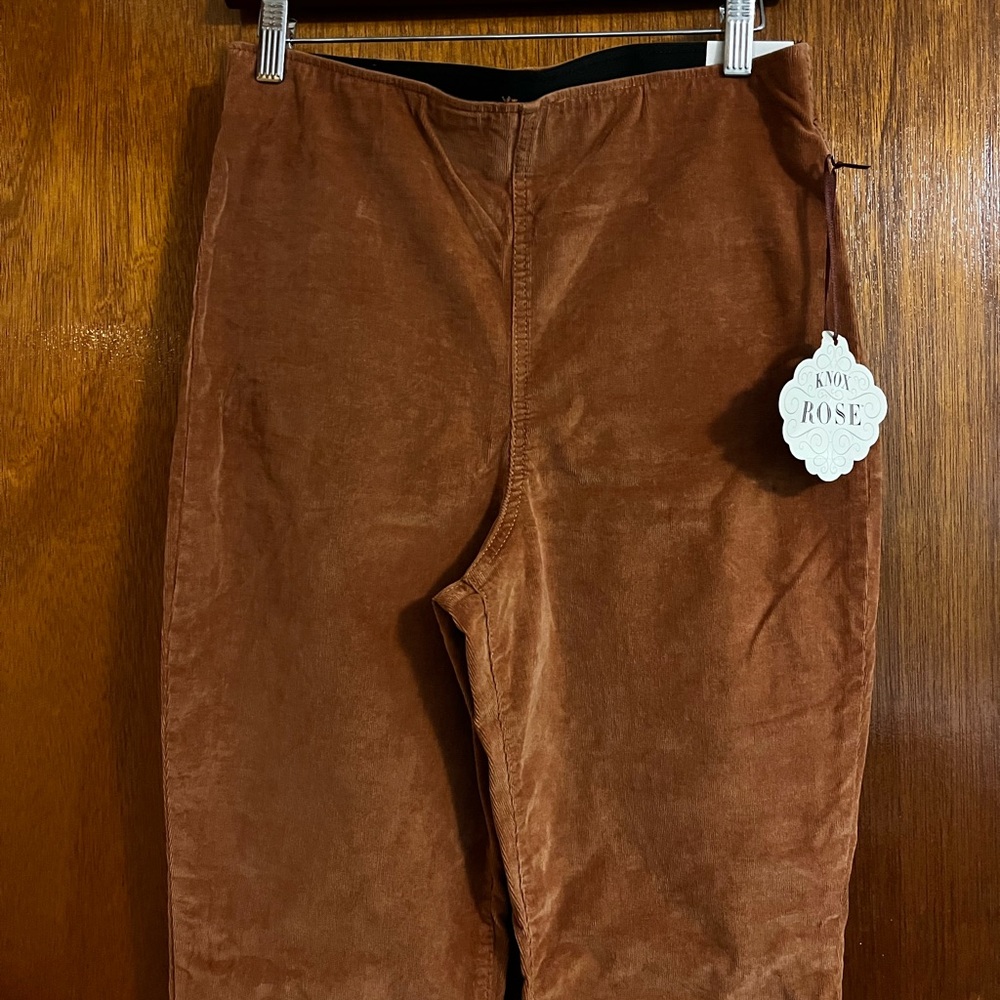 Knox Rose tan pull on flare pants from Target